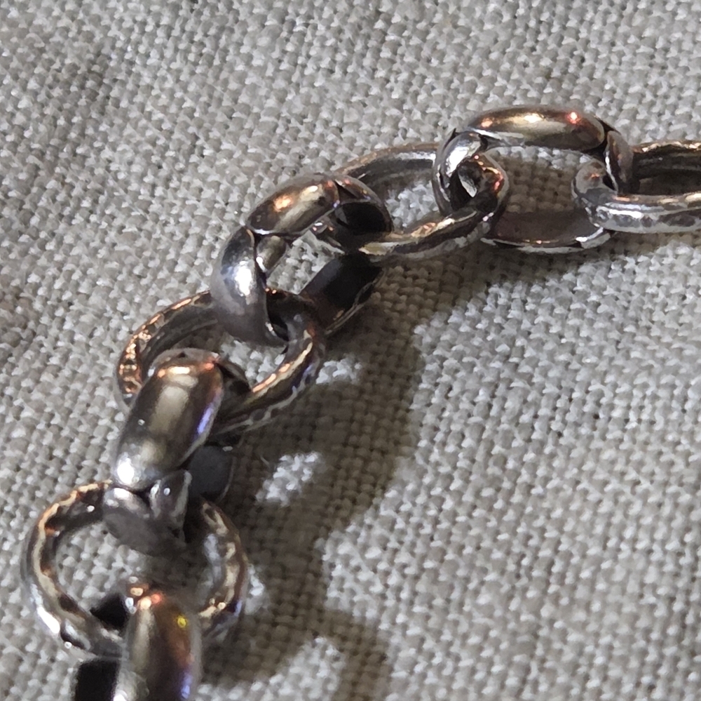 John Hardy Kali Pebble Link Charm Bracelet, SS - Picture 11 of 13